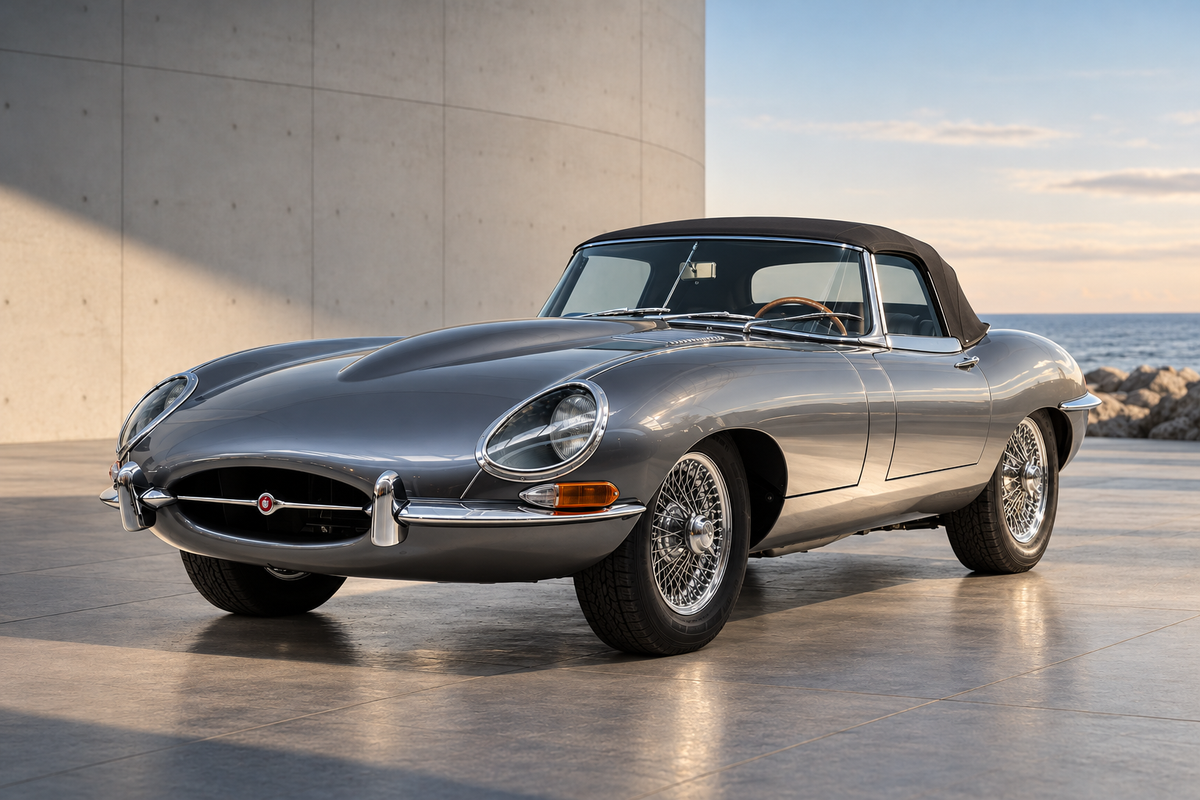Capote Jaguar Type E Serie 1 et 2 (1961-1971)